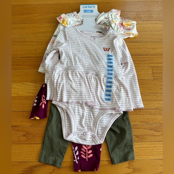 NWT Carter 6-9 months 2 outfits - Picture 1 of 5